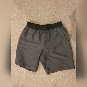 Prana Men's atheltic shorts w/ pockets - Grey, size S